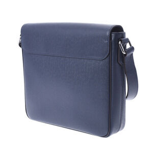 Louis Vuitton Shoulder Blue Marine NM Taiga Bag Leather Roman